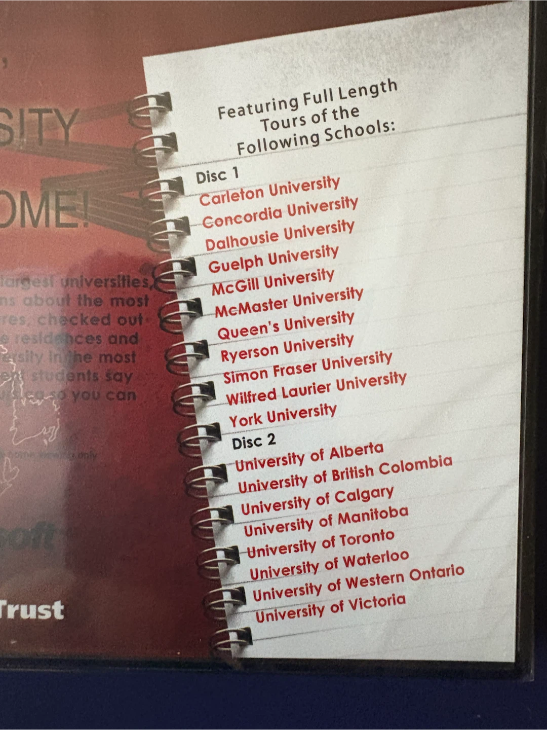 Video Tours of Popular Canadian Universities DVD - photo 2