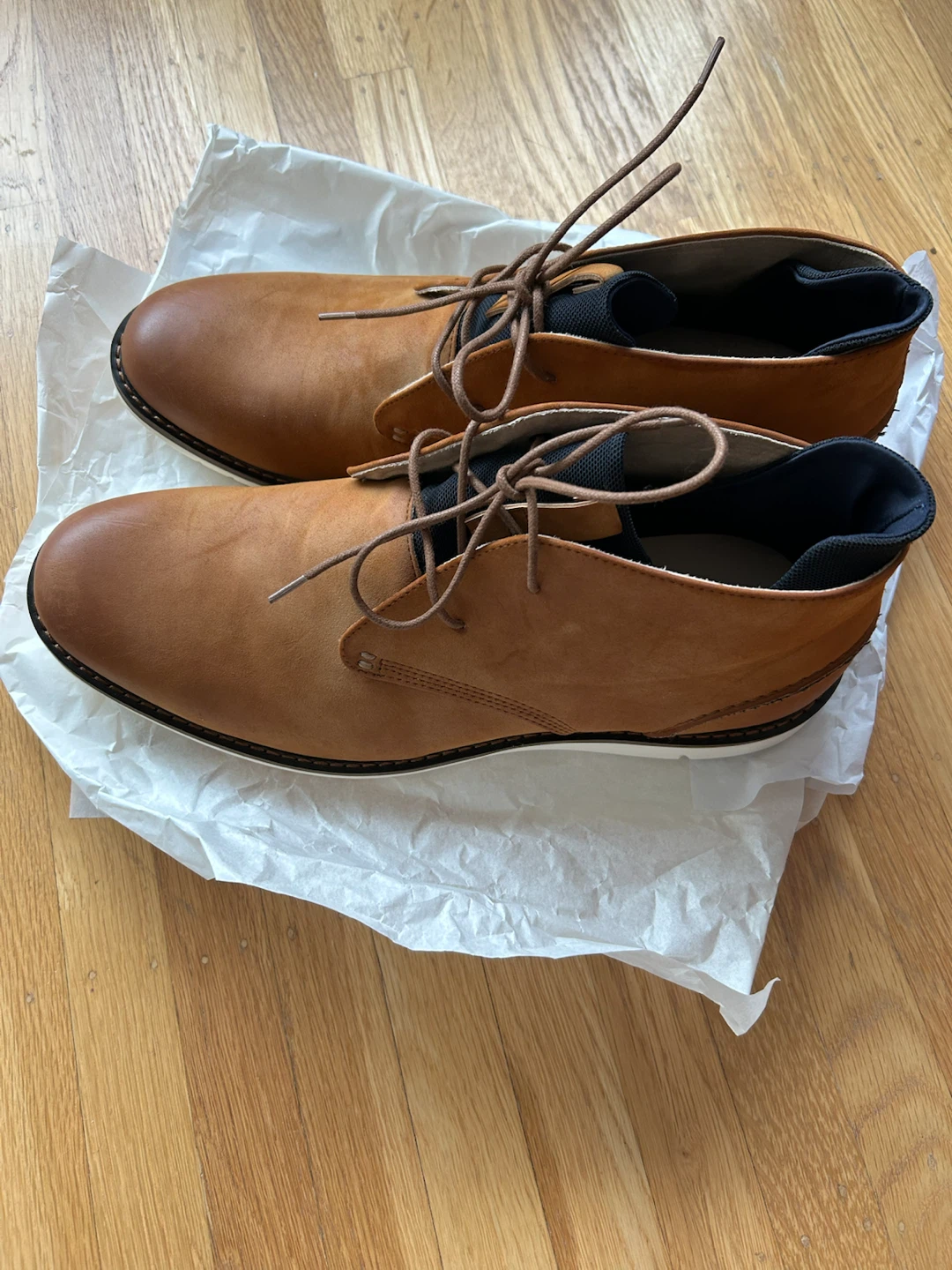 Reaction Kenneth Cole Men's Brown Chukka Boots Size 10 - photo 2