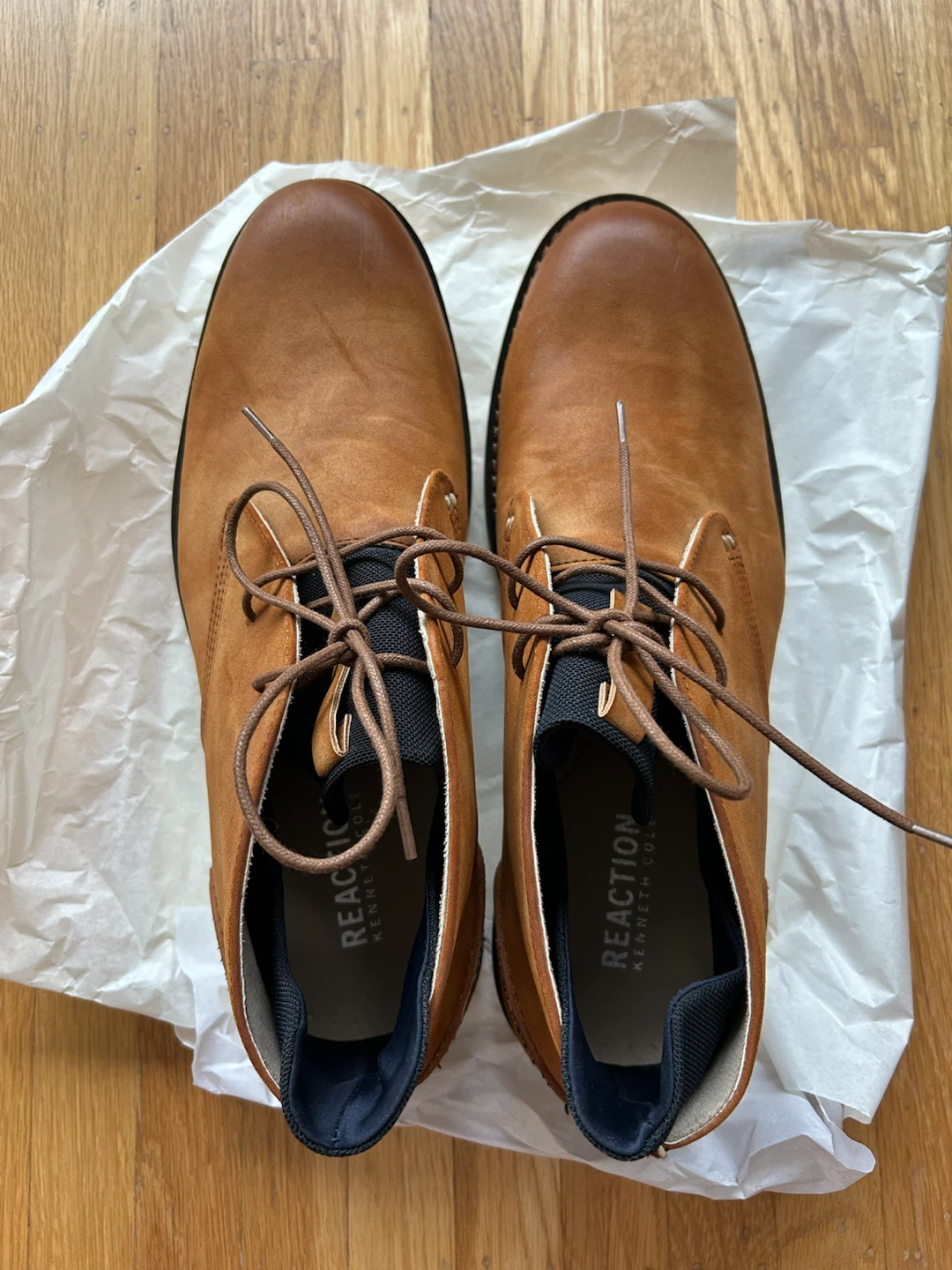 Reaction Kenneth Cole Men's Brown Chukka Boots Size 10 - photo 3
