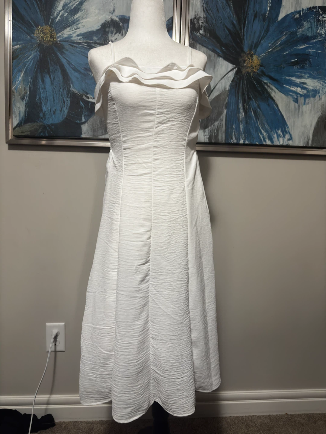 White Midi Dress