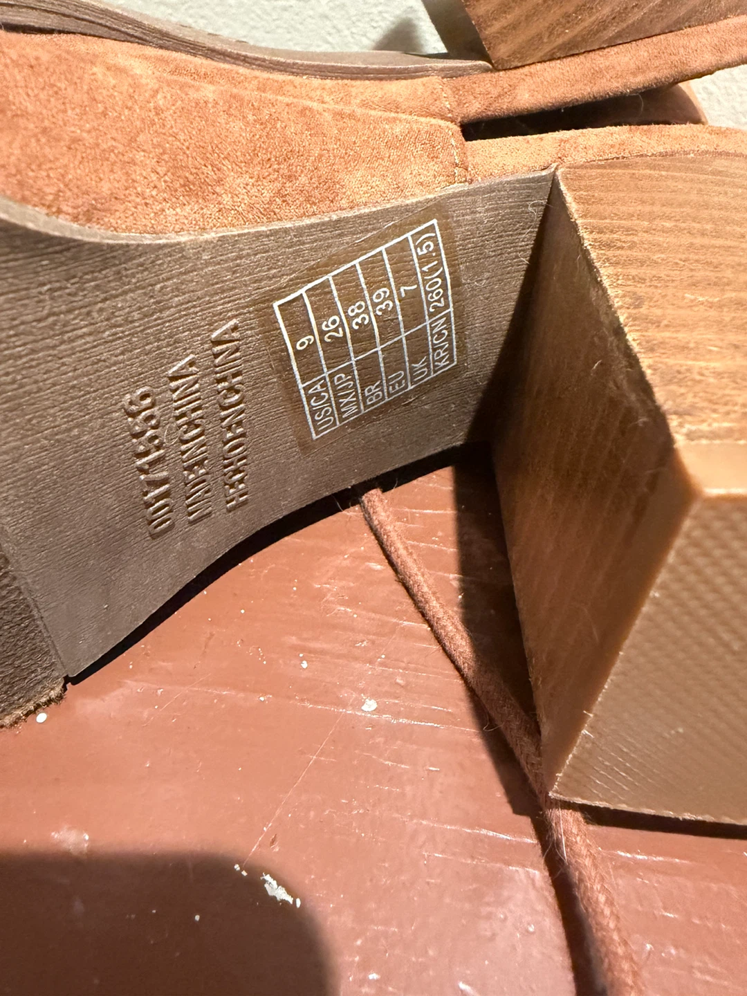 Brown Lace-up Booties - Size 9 - photo 4