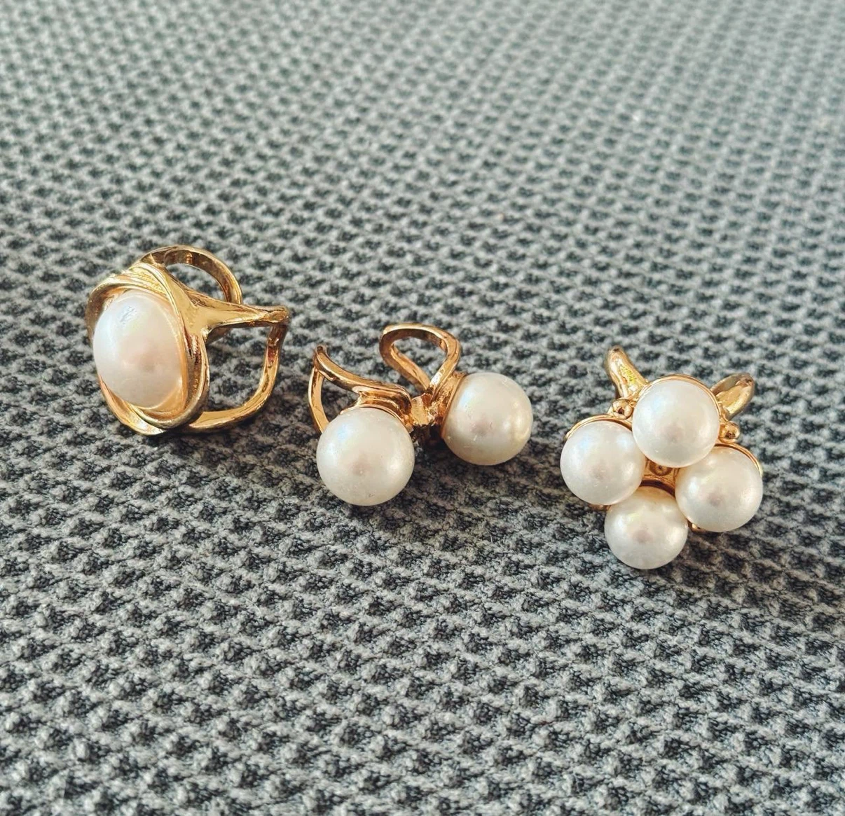 Chic Pearl Ring Trio - photo 5