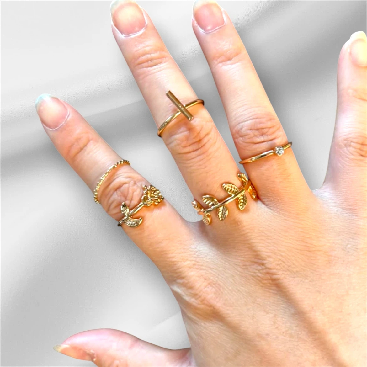New - Five Piece Ring Set | Boho Jewellery Set