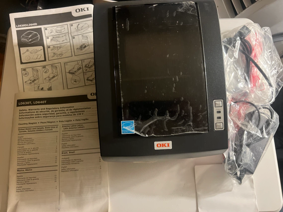OKI LD630D Thermal Label Printer