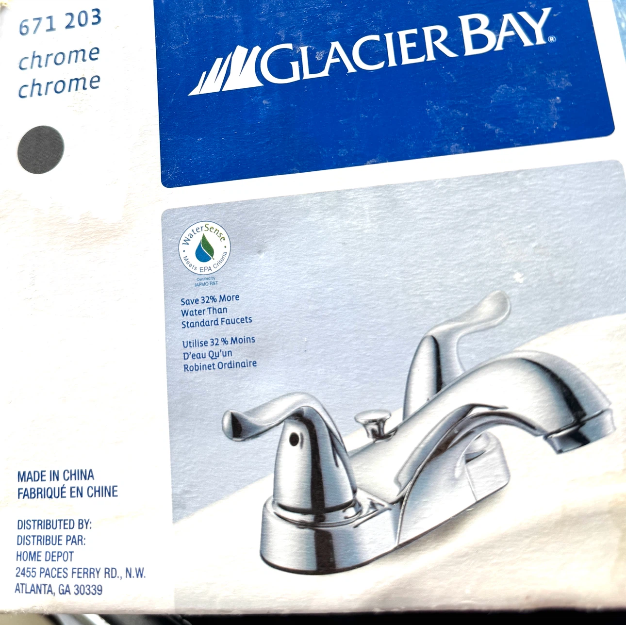 Glacier Bay Chrome Faucet - photo 2