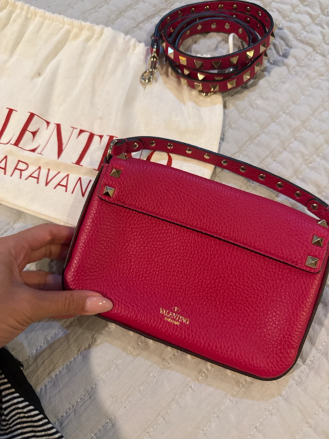 Valentino Garavani Rockstud Chain Bag - photo 3