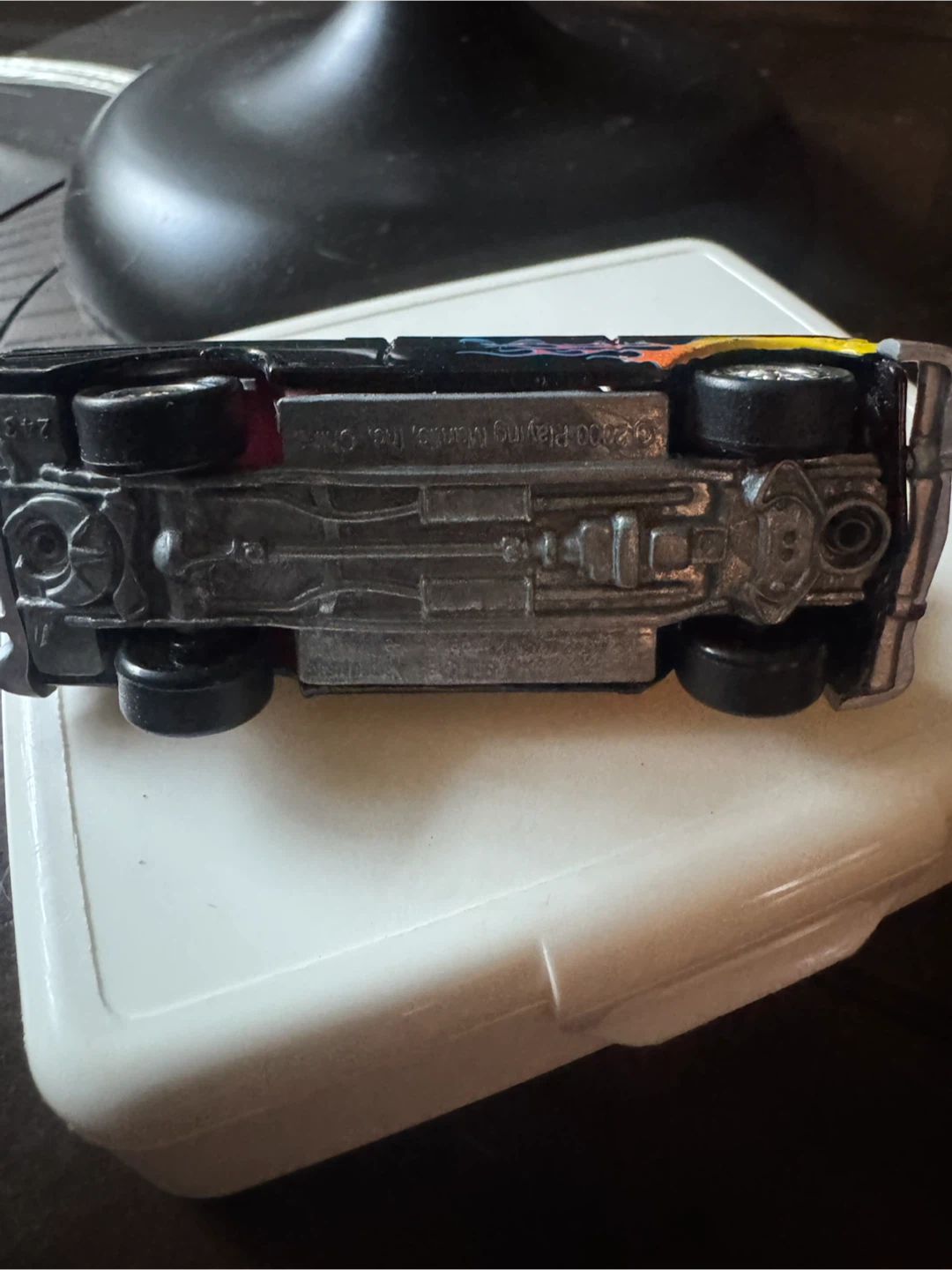 Hot Wheels Black Flame Station Wagon Toy Car - photo 4