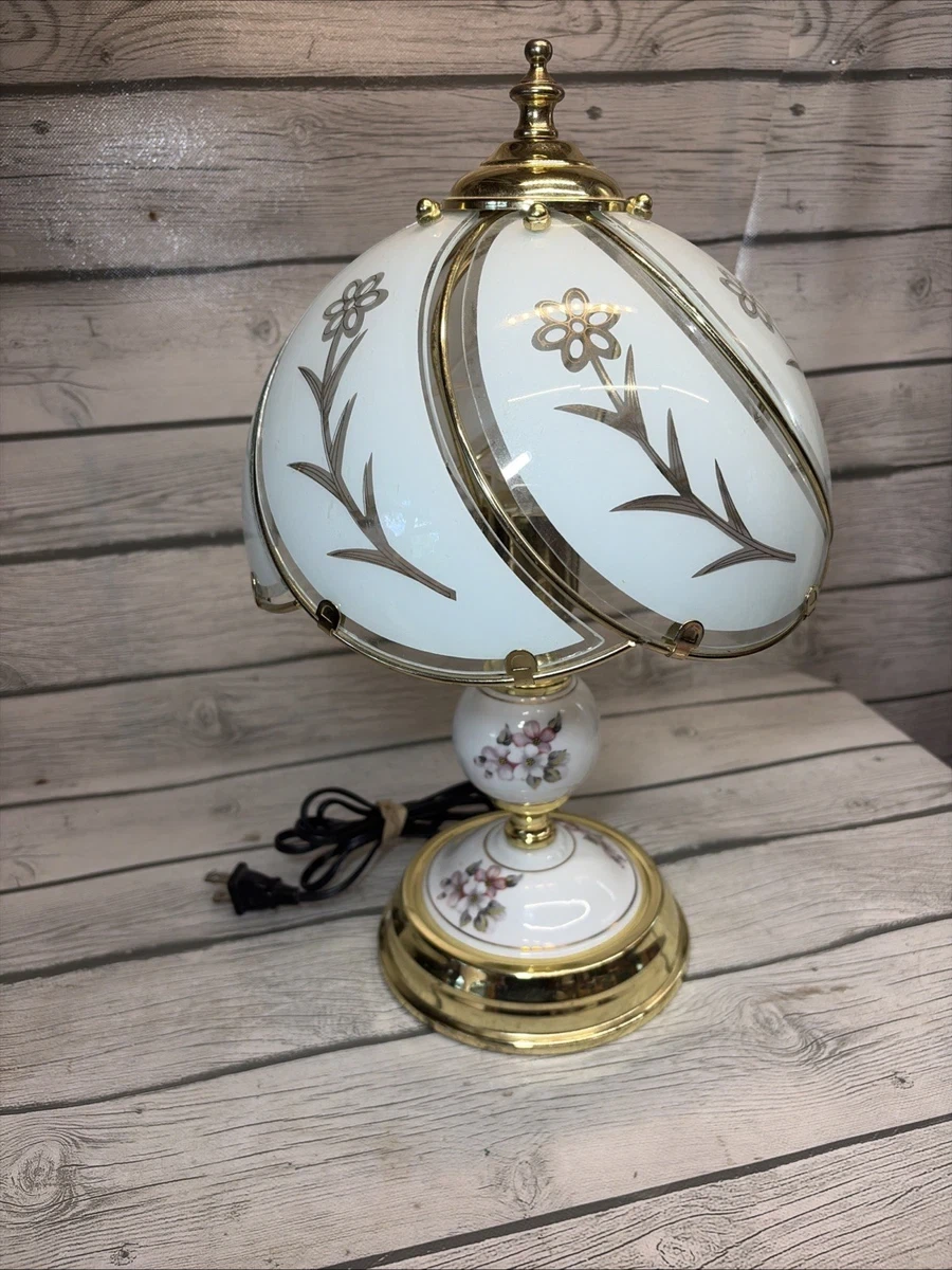 Vintage Floral and Decorative Table Lamp