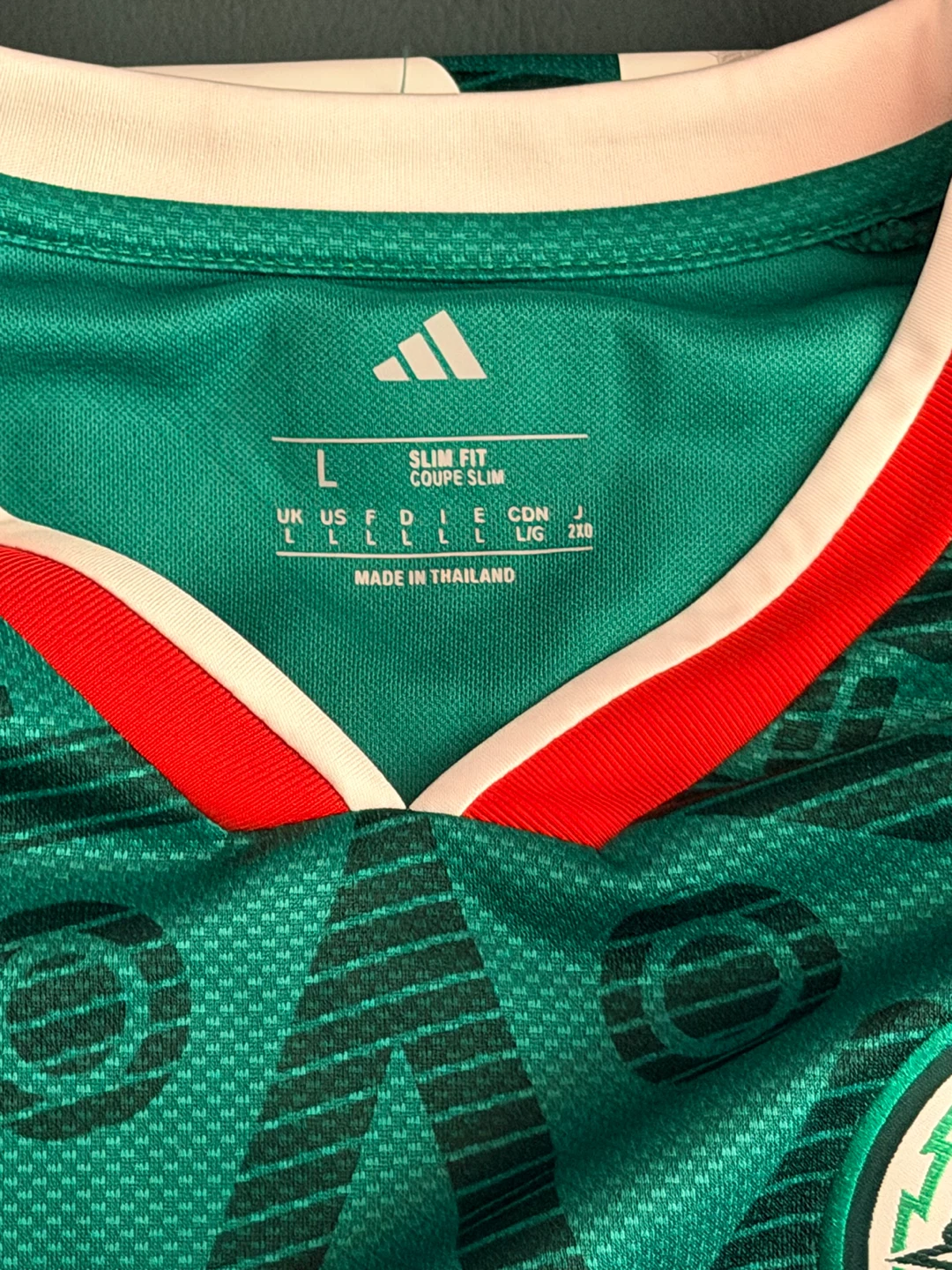 Adidas Mexico National Team Soccer Jersey Size L - photo 3