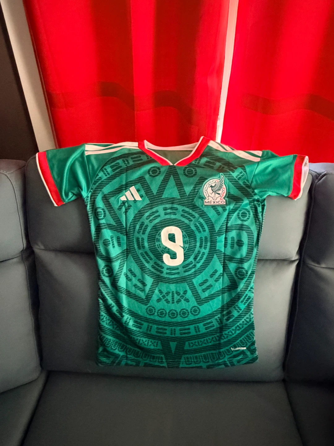 Adidas Mexico National Team Soccer Jersey #9 Raul