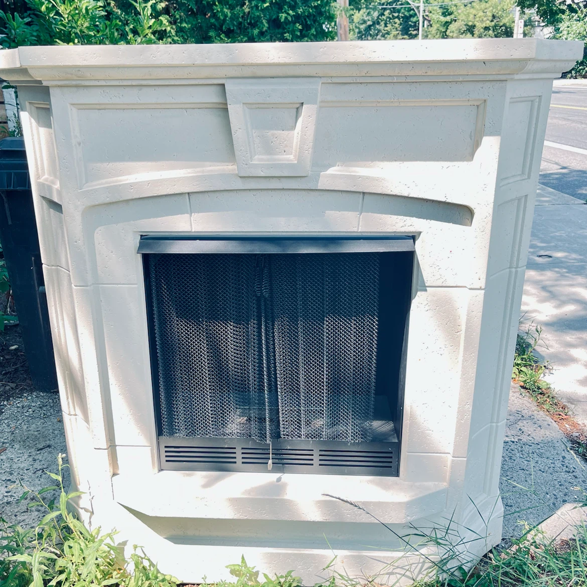 Stone Fireplace