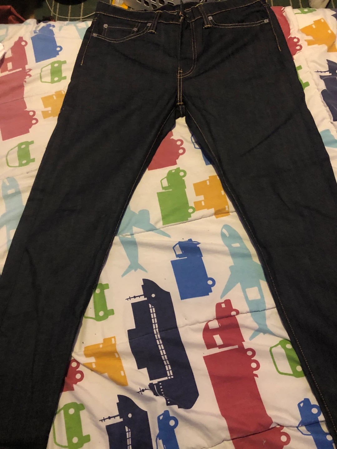 Dark Wash Denim Jeans