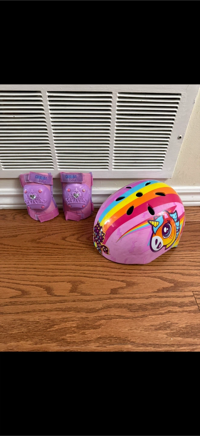 Kids Helmet and Knee Pads Protection