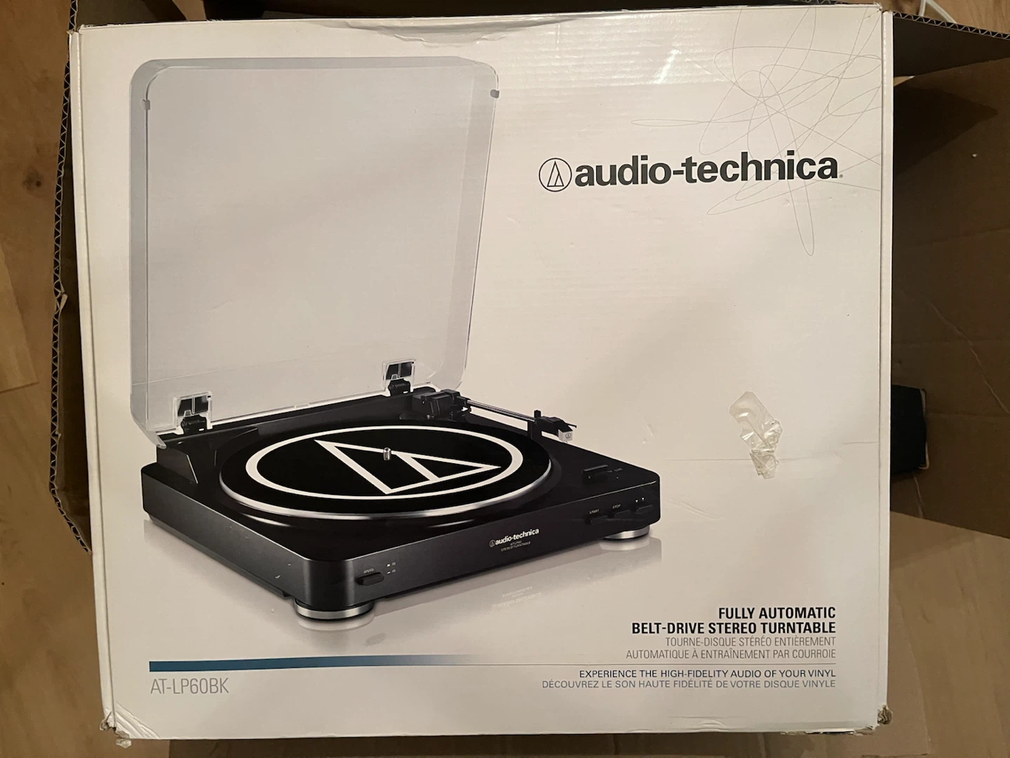 Audio-Technica AT-LP60BK Stereo Turntable