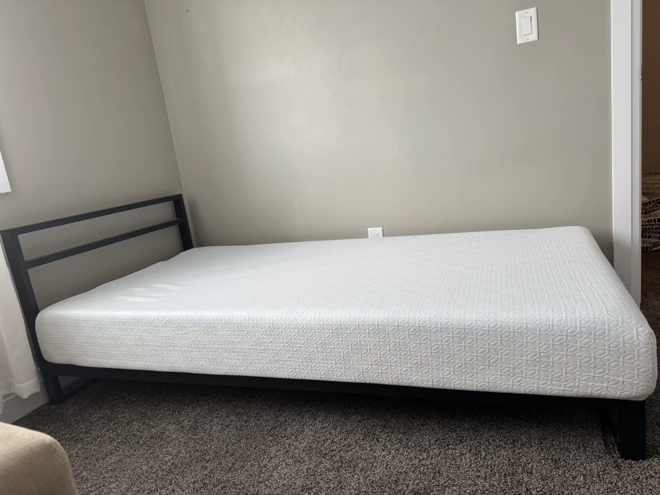 Single metal bed frame - photo 2