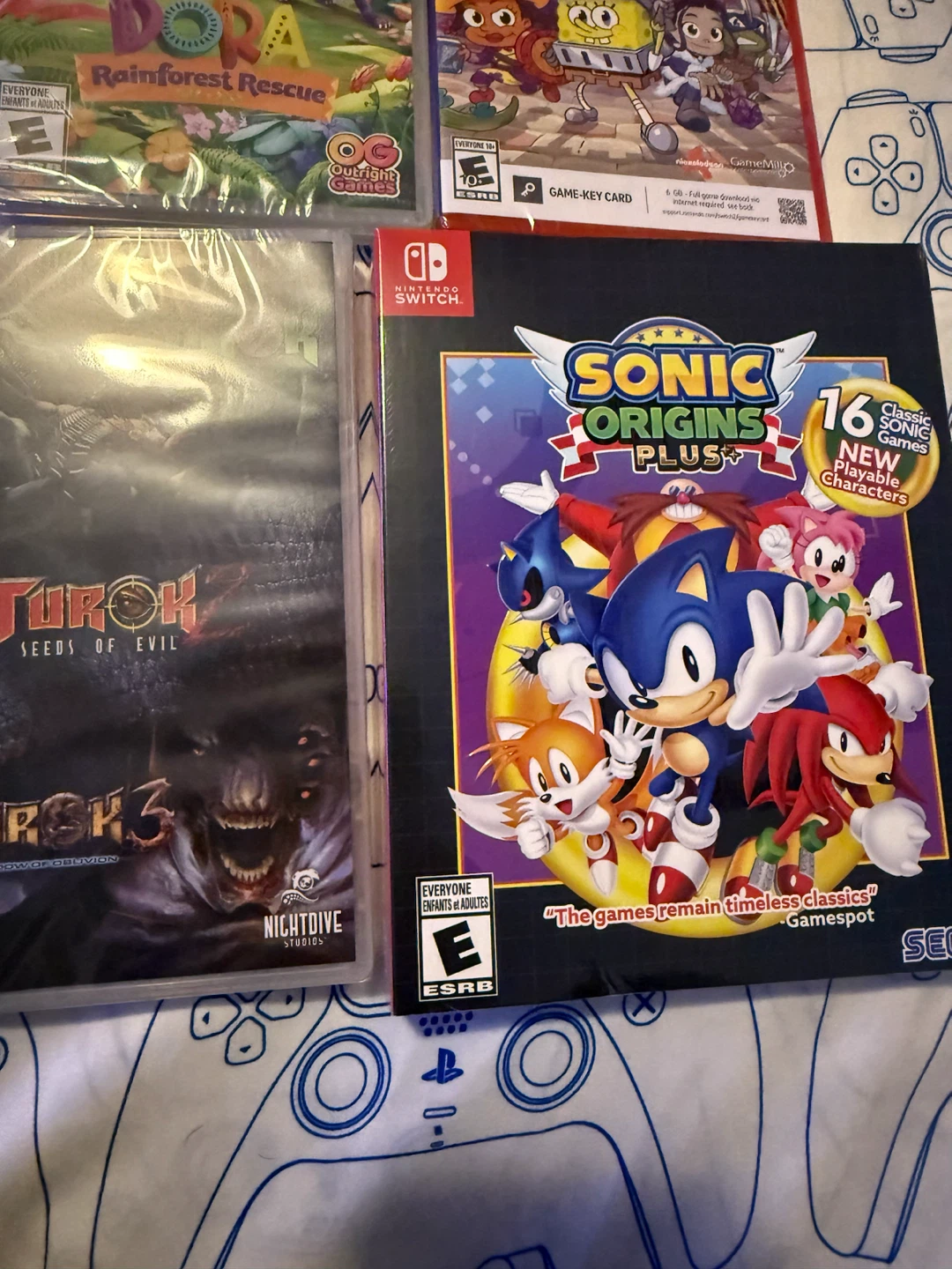Nintendo Switch Games - Dora, Nicktoons, Turok, Sonic - photo 2