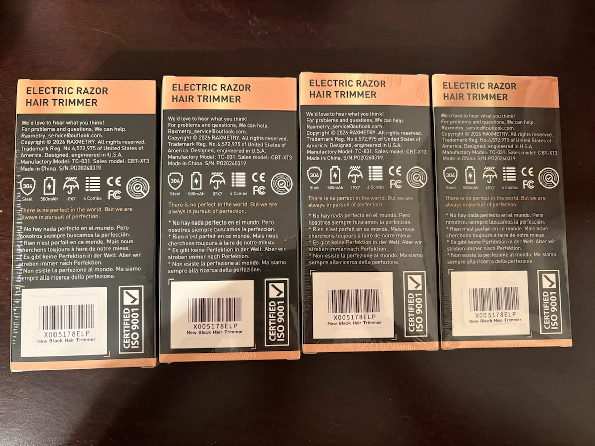 Brand New RAXMTRY Electric Razor Hair Trimmer - photo 2