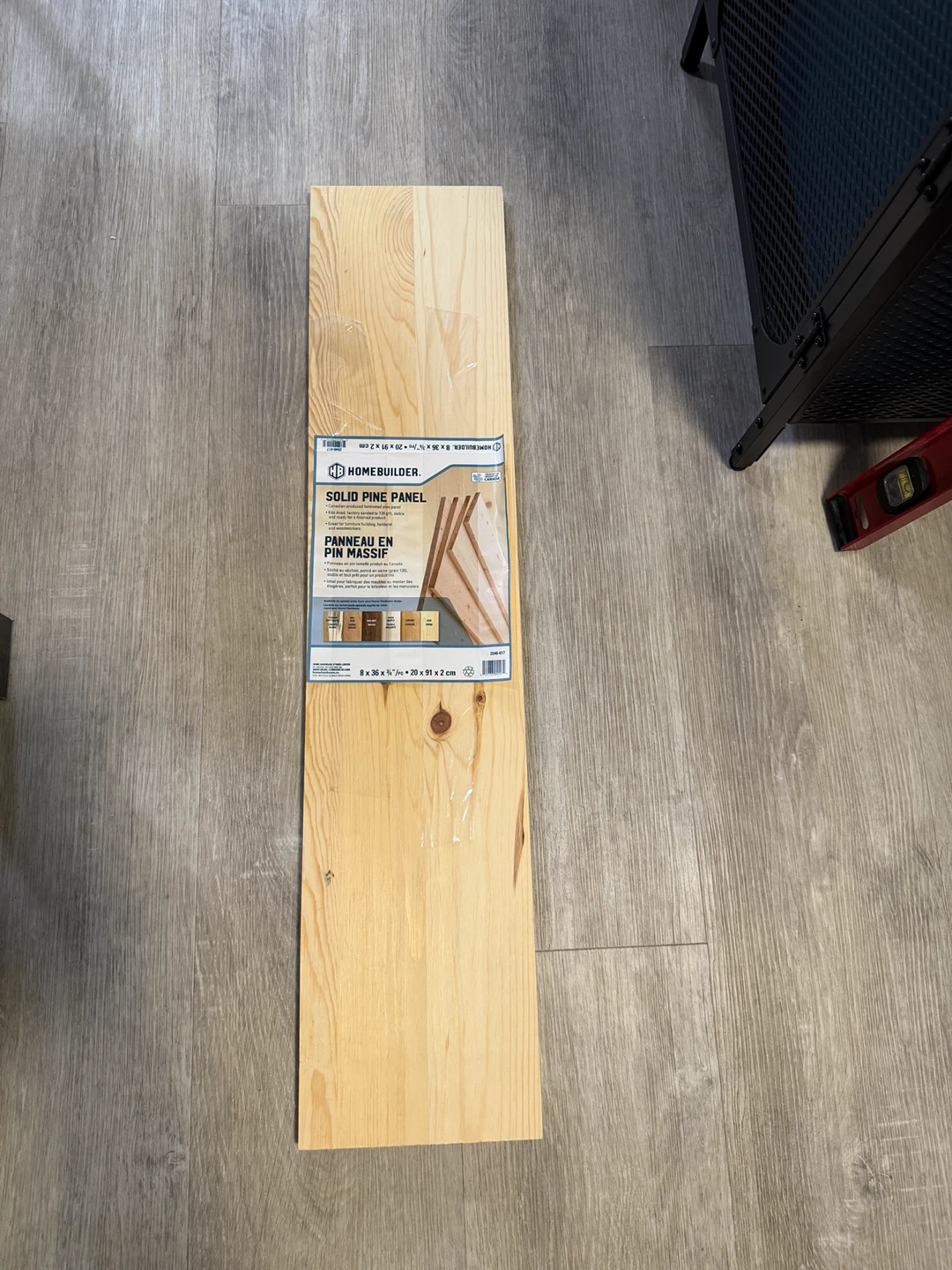 Homebuilder Solid Pine Panel 8" x 36"