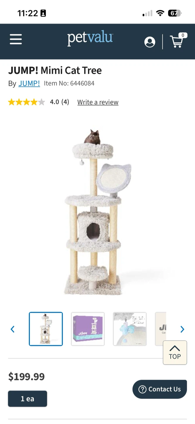 JUMP! Mimi Cat Tree - Super Sturdy & Tall - $100 (OBO) - photo 4