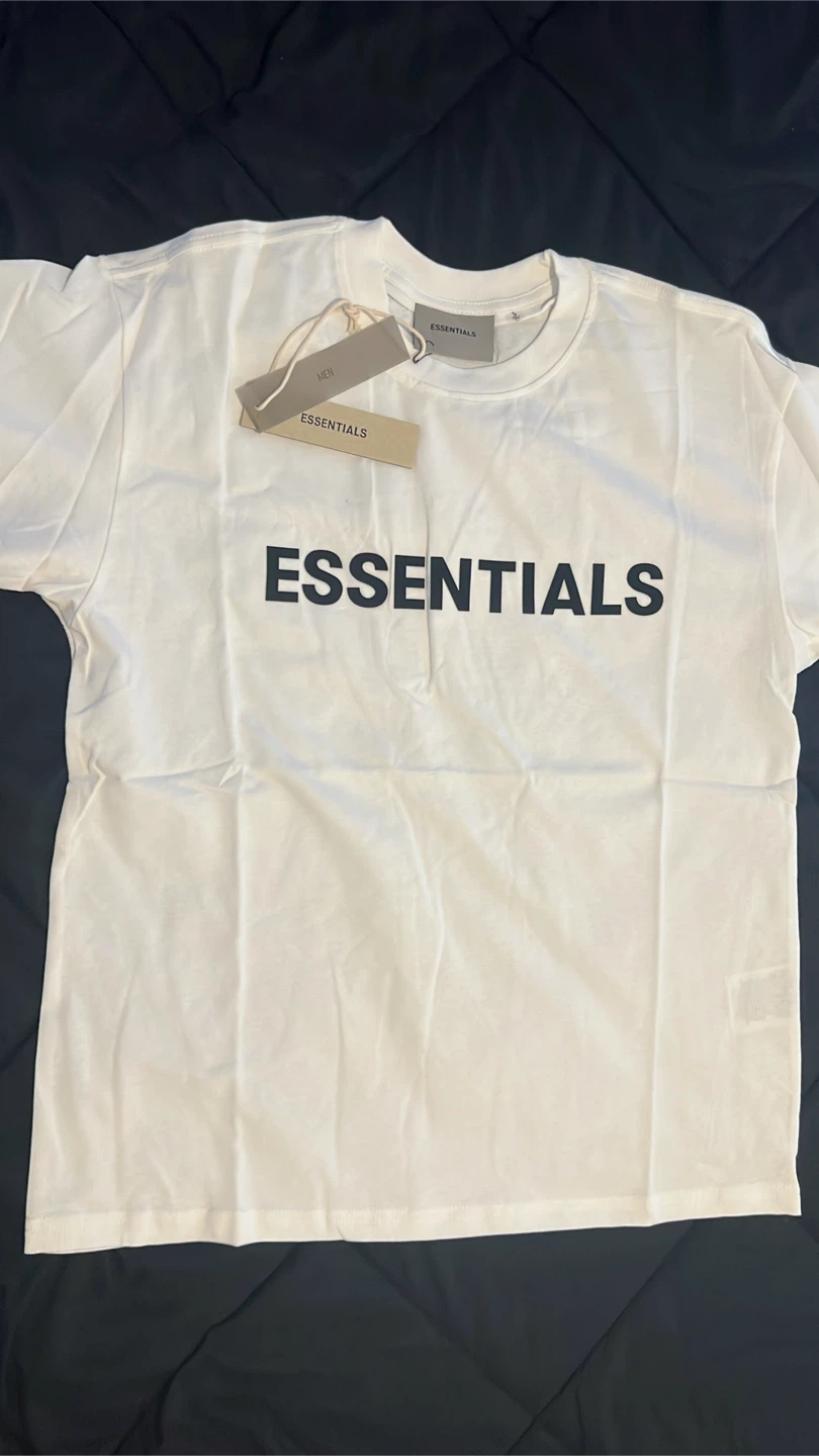 Fear of God Essentials T-Shirt White/Black - photo 2