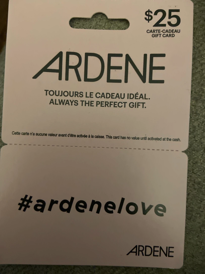 $25 Ardene Gift Card