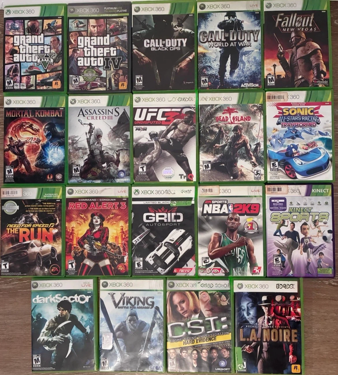 Xbox 360 Games (19 Games)