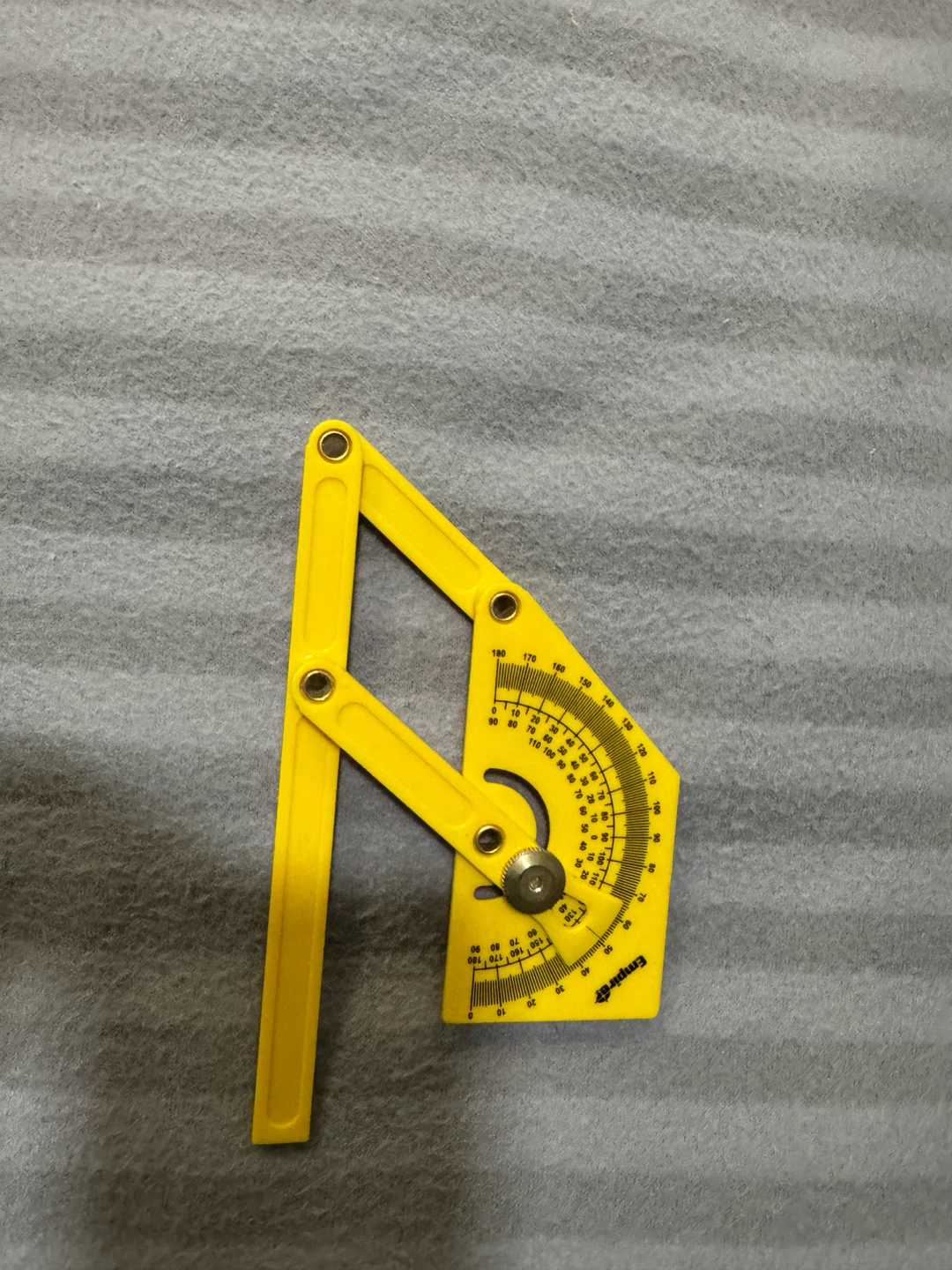 Empire Yellow Adjustable Angle Finder Protractor Tool