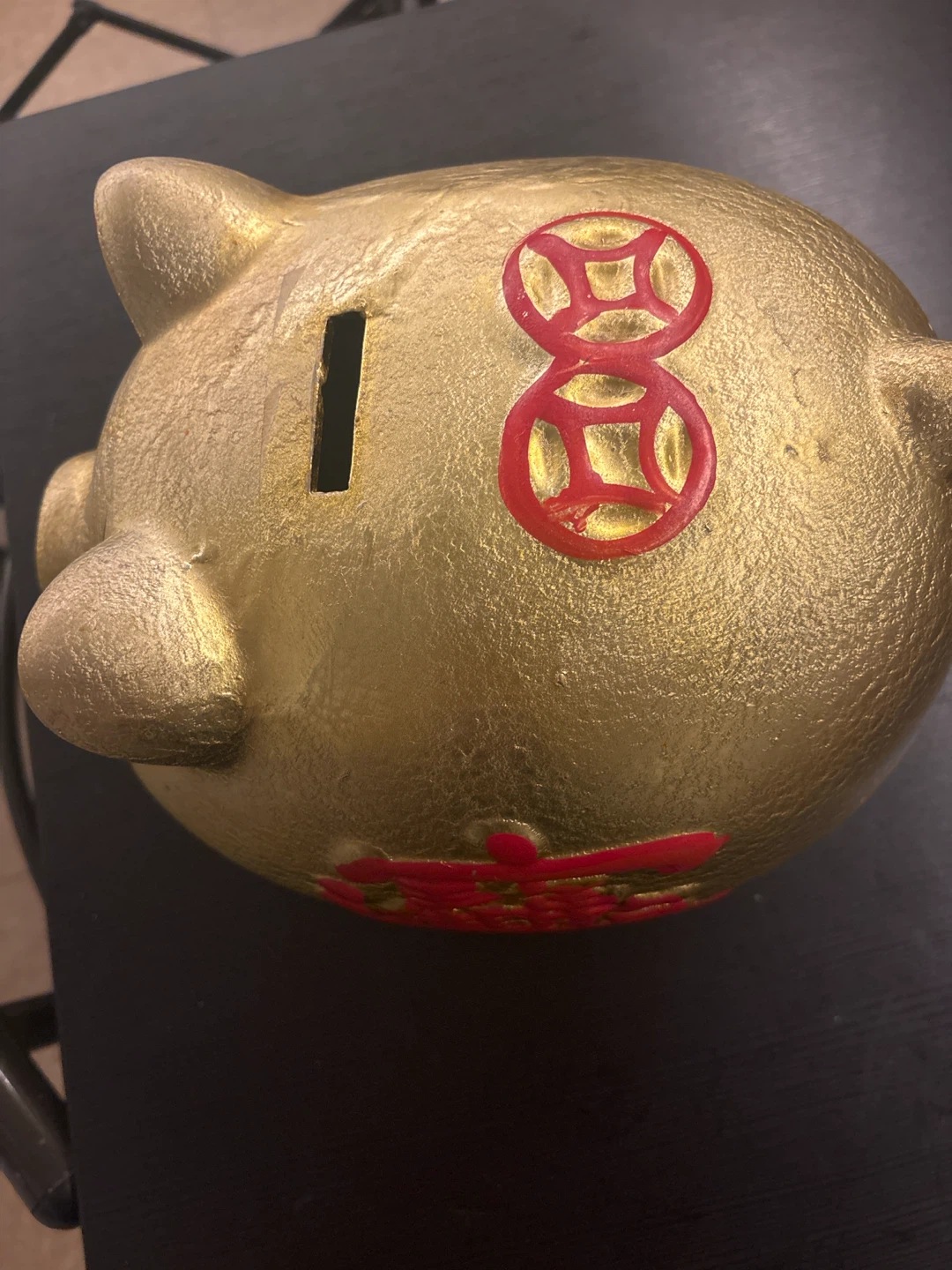 Gold Piggy Bank - photo 2