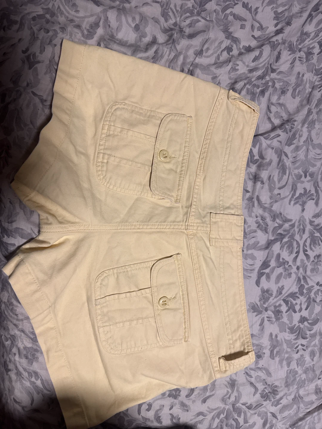 2000’s Old Navy Yellow Cargo Shorts - photo 2