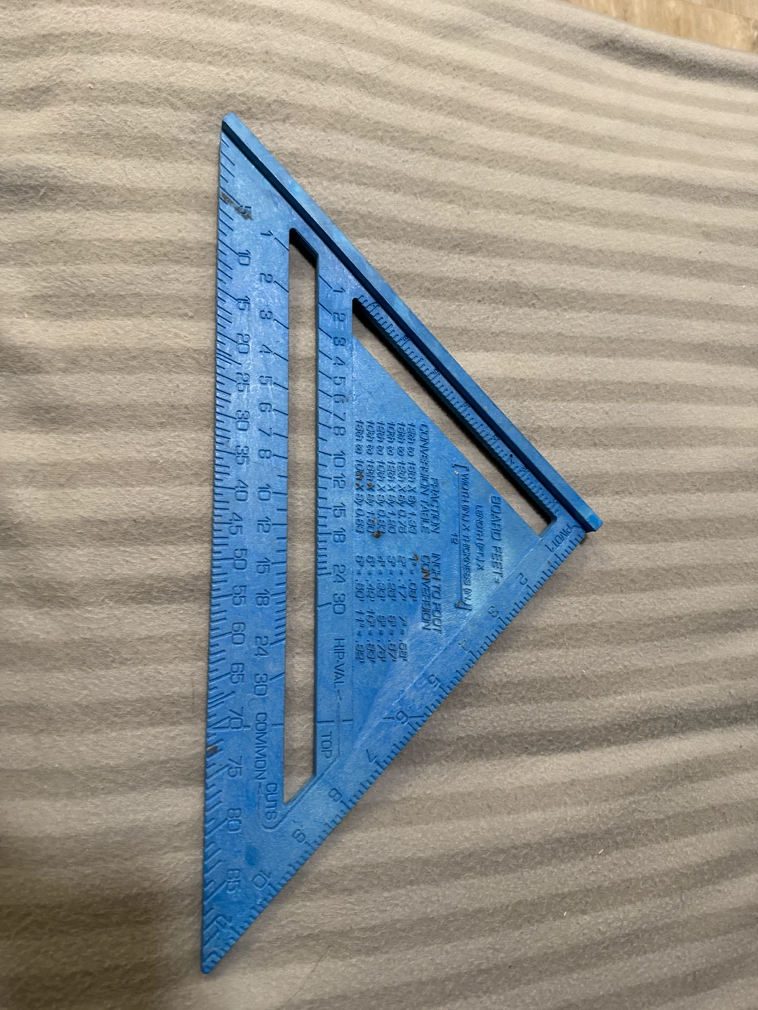 Blue Speed Square Construction Tool