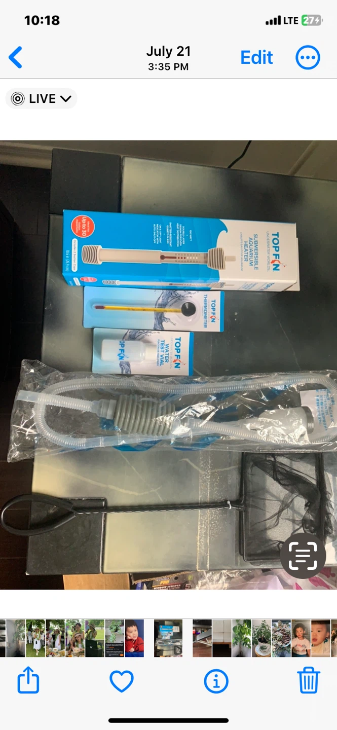 TOP-FIN Aquarium Heater Thermometer and Water Test Kit