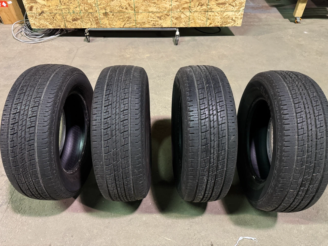 Set of 4 Gladiator All-Season Tires 245/65R17 105T