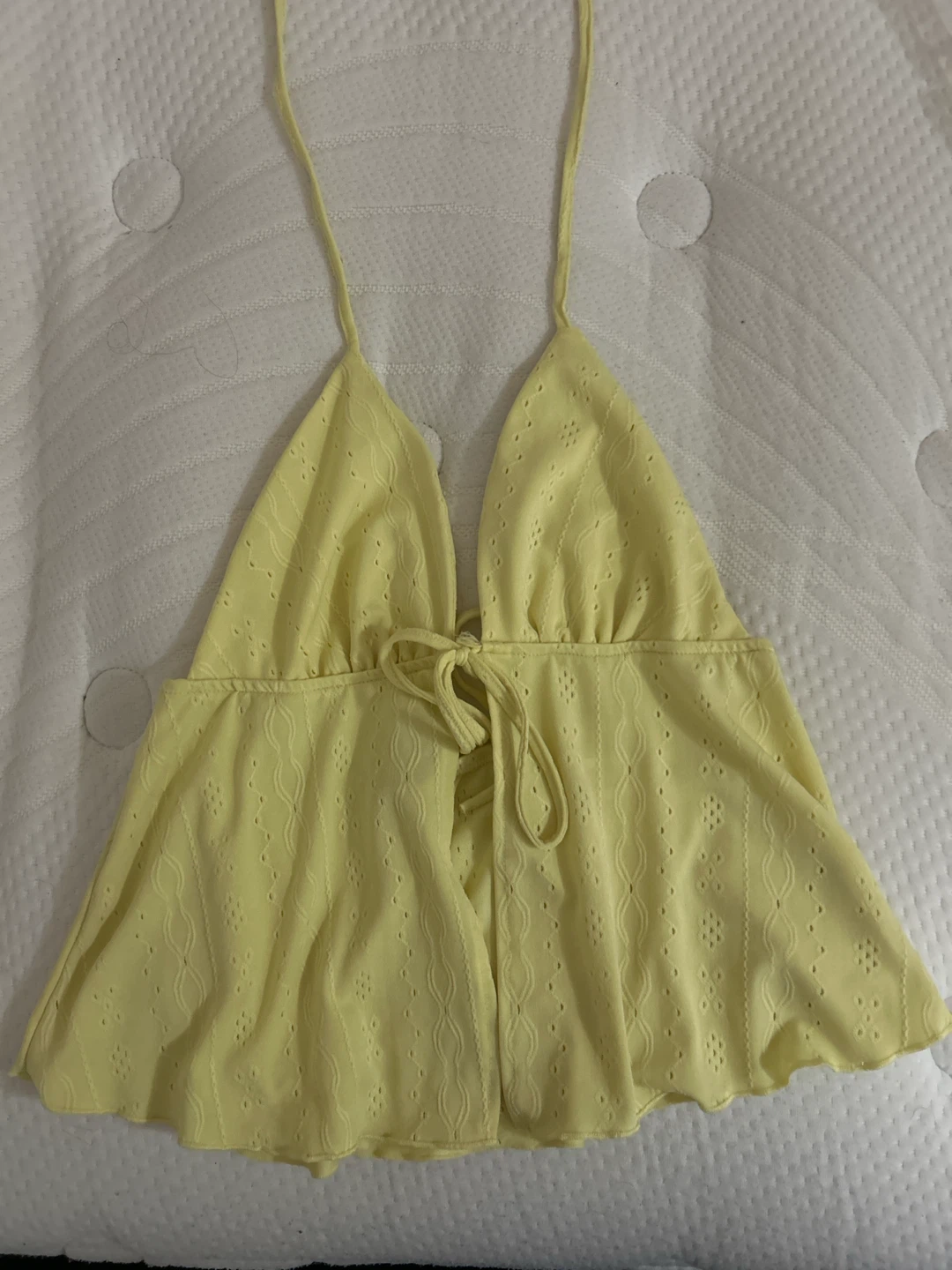 Yellow Halter Top