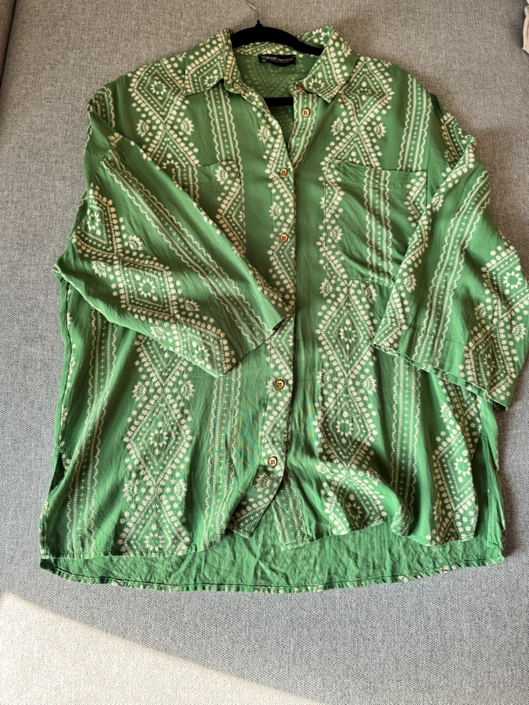 Green shirt- Size M