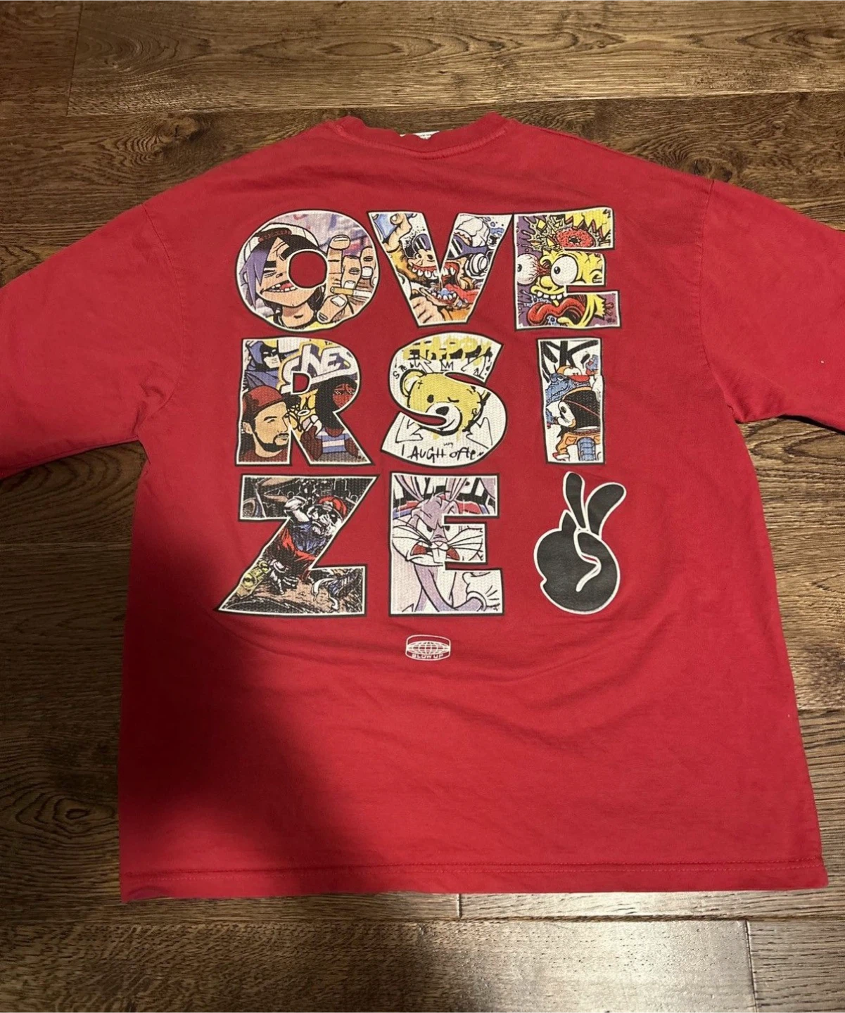 Red Zara Graphic T-Shirt