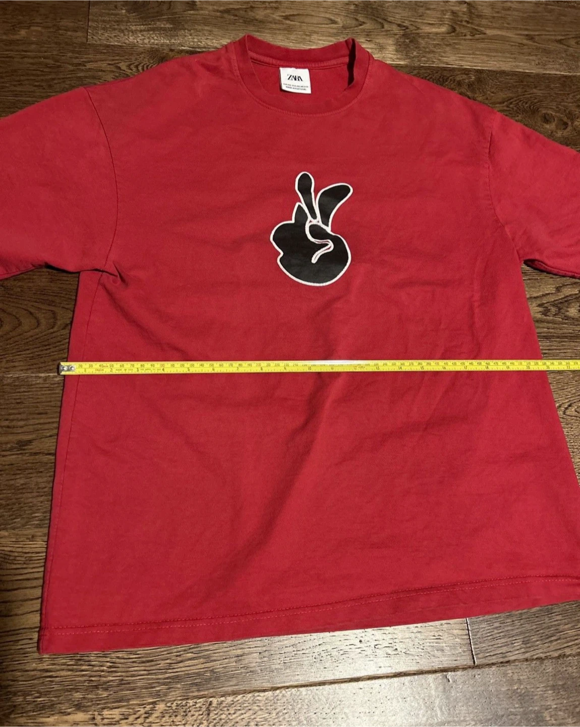 Red Zara Graphic T-Shirt - photo 2