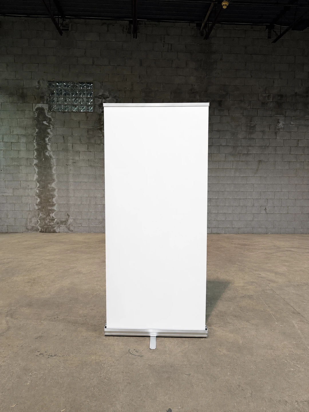 Blank Roll-Up Banner Stand – Retractable Display – Like New
