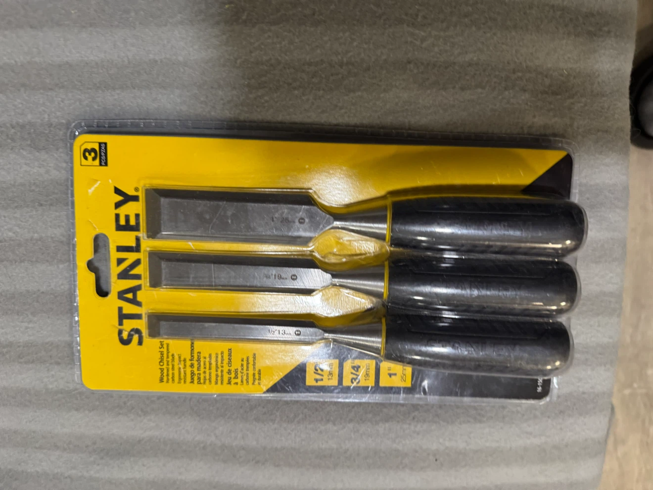 Stanley Wood Chisel Set - 3 Pieces