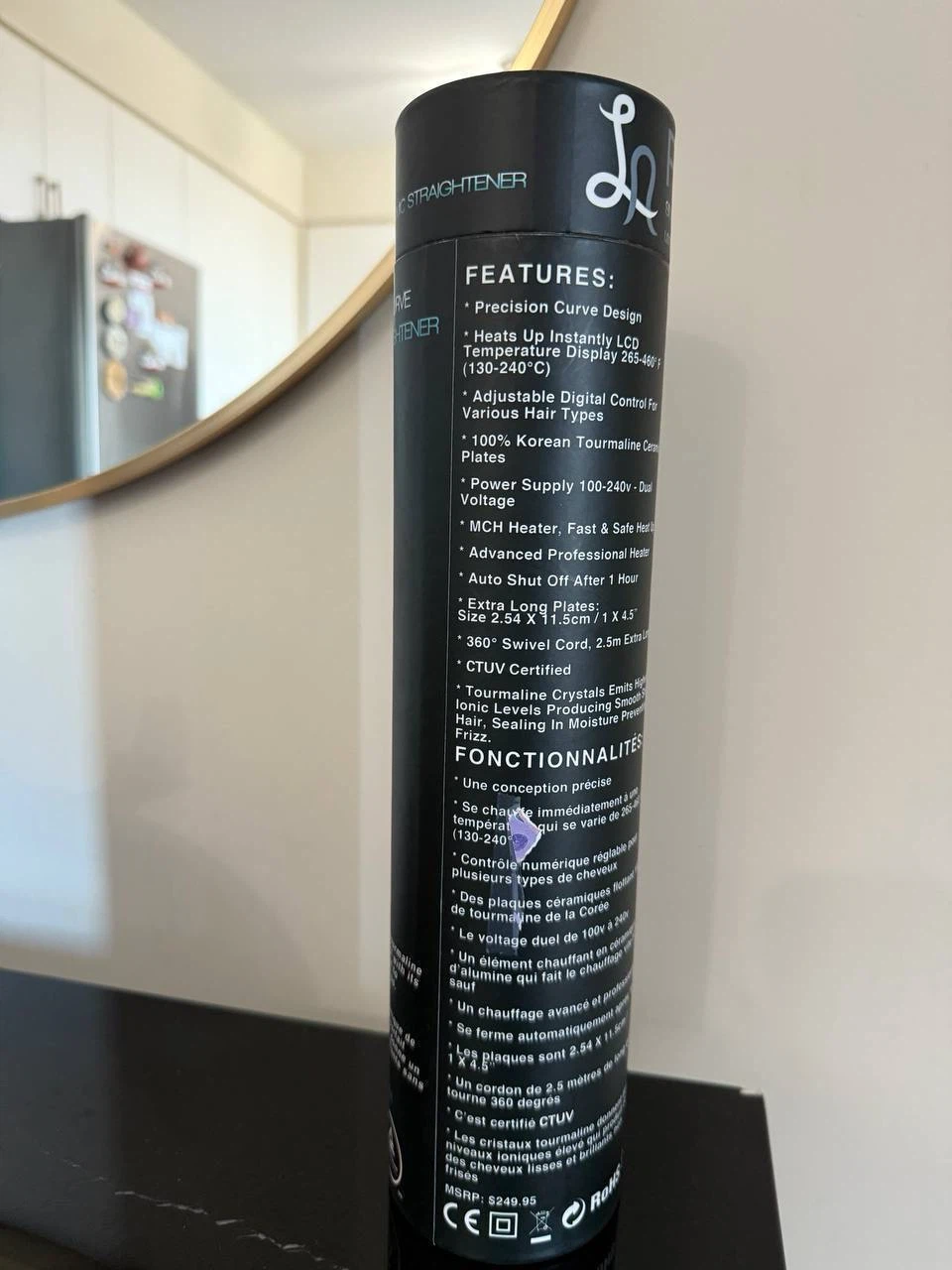 Ceramic Flat Iron Hair Straightener - photo 4