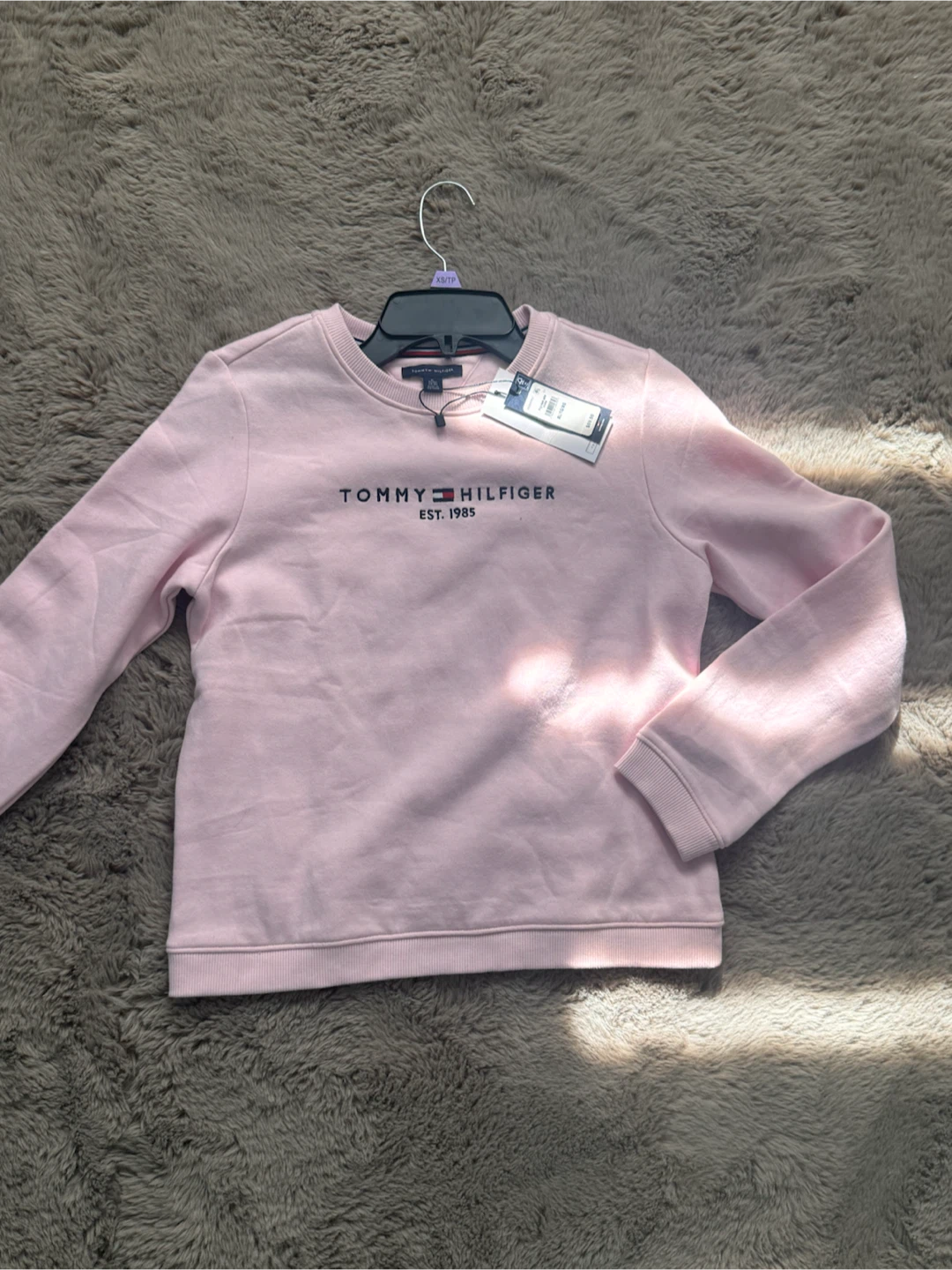 Tommy Hilfiger Pink Crewneck Sweatshirt
