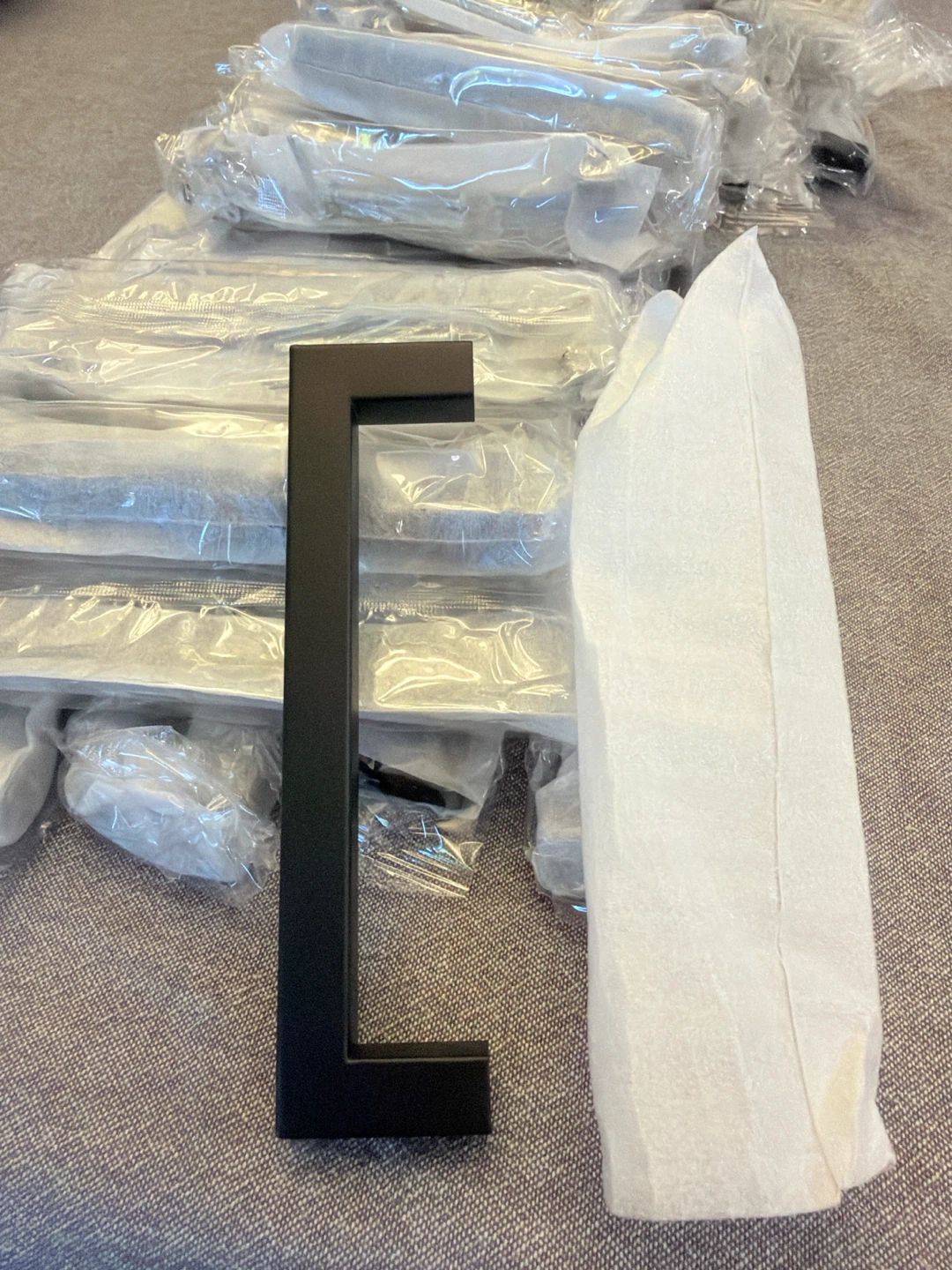 Black mat Cabinet Hardware 45 Pack new in packaging and box