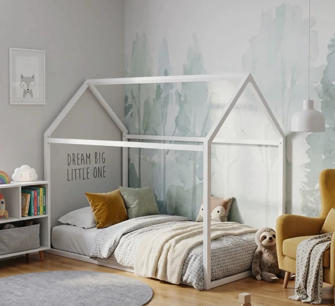 White House Bed Frame for Kids