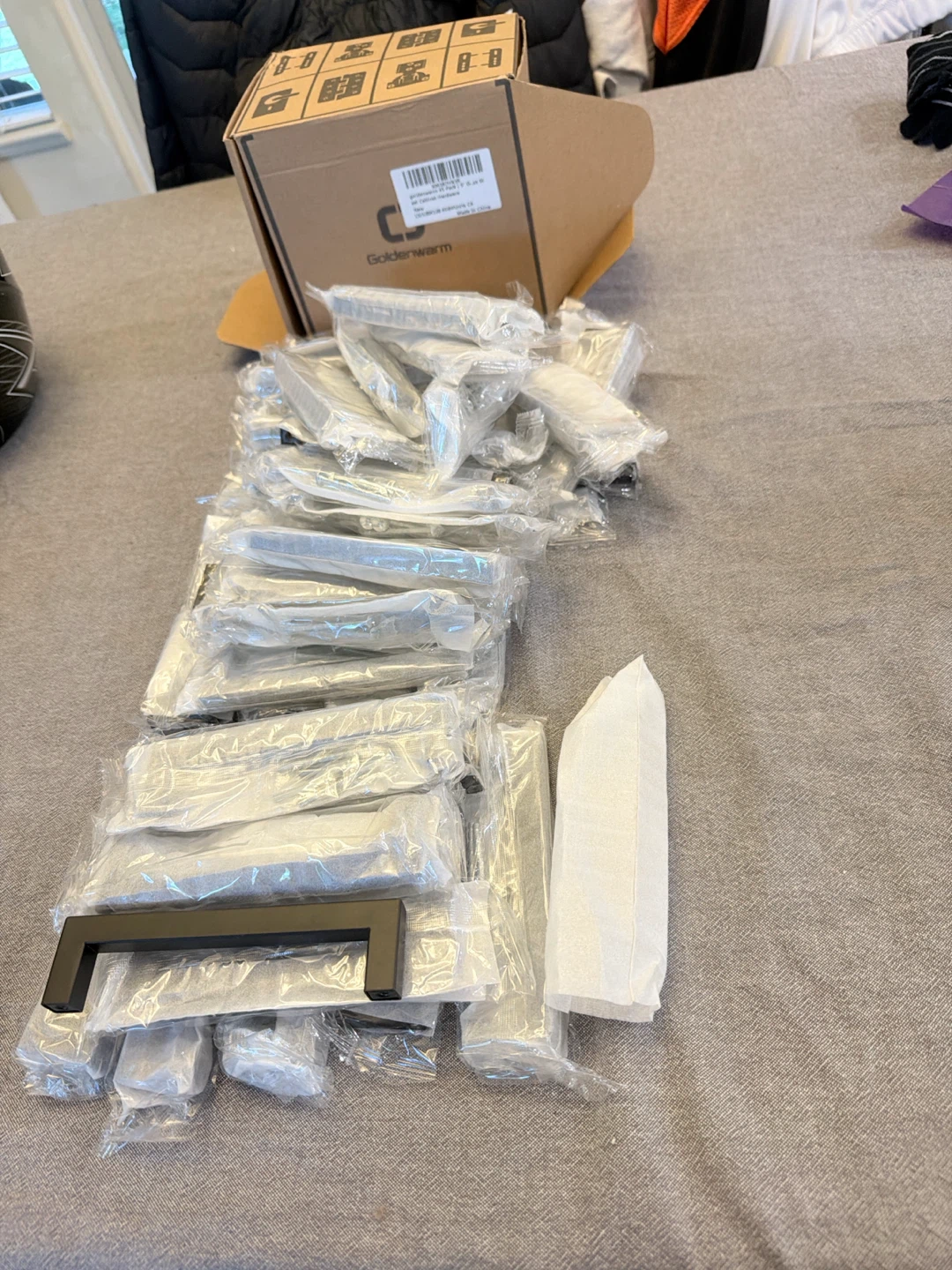 Black mat Cabinet Hardware 45 Pack new in packaging and box - photo 3