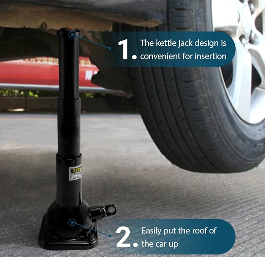 2 Ton Spiral Jack Stand Combo 7.08"-15.35" Lift - photo 3