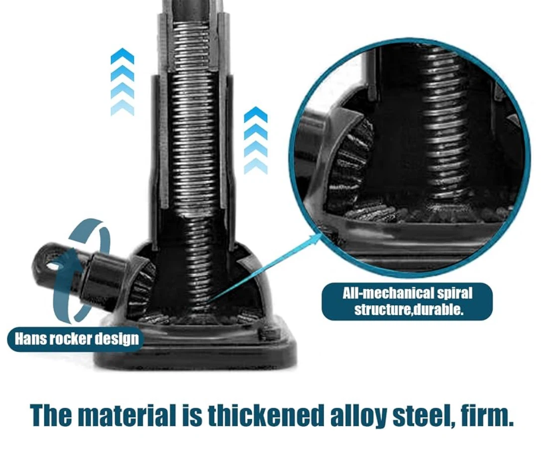 2 Ton Spiral Jack Stand Combo 7.08"-15.35" Lift - photo 4