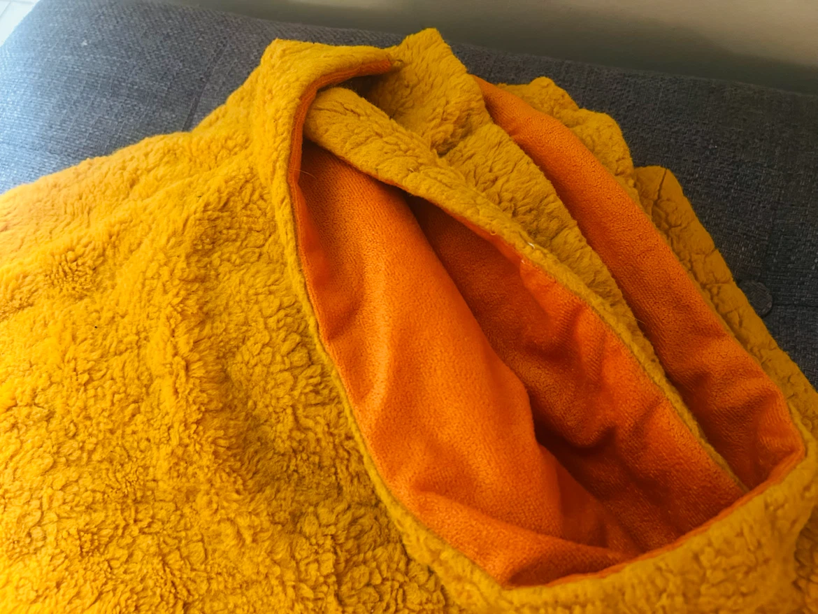 Cozy Sherpa Throw Blanket - Orange - photo 2