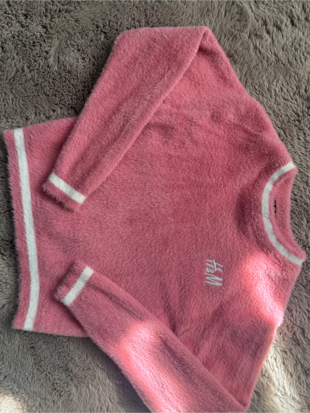 Pink H&M Fuzzy Sweater