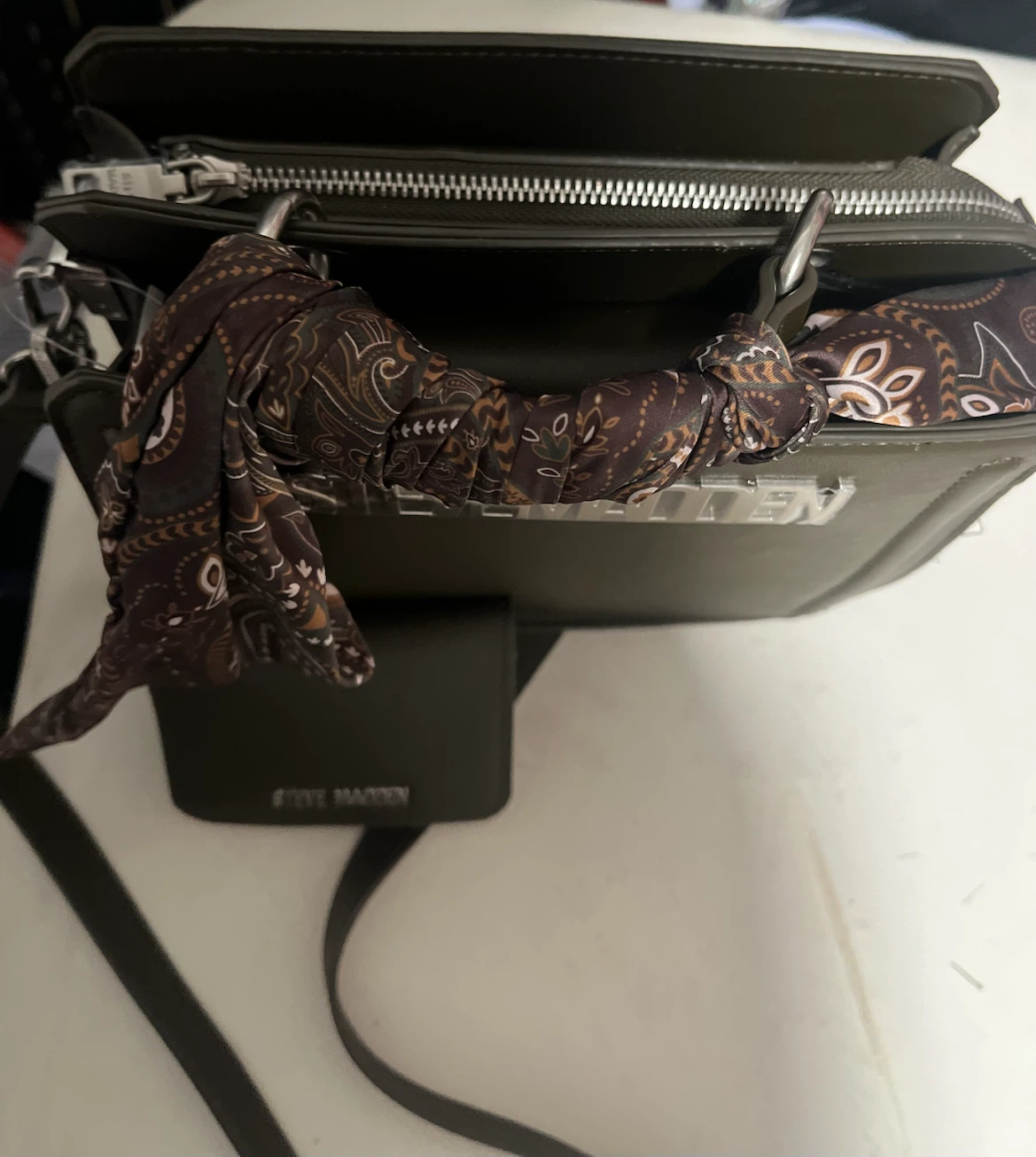 Steve Madden Olive Green Handbag with Cardholder - photo 2