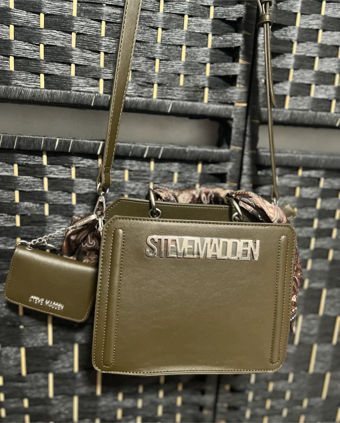 Steve Madden Olive Green Handbag with Cardholder - photo 3