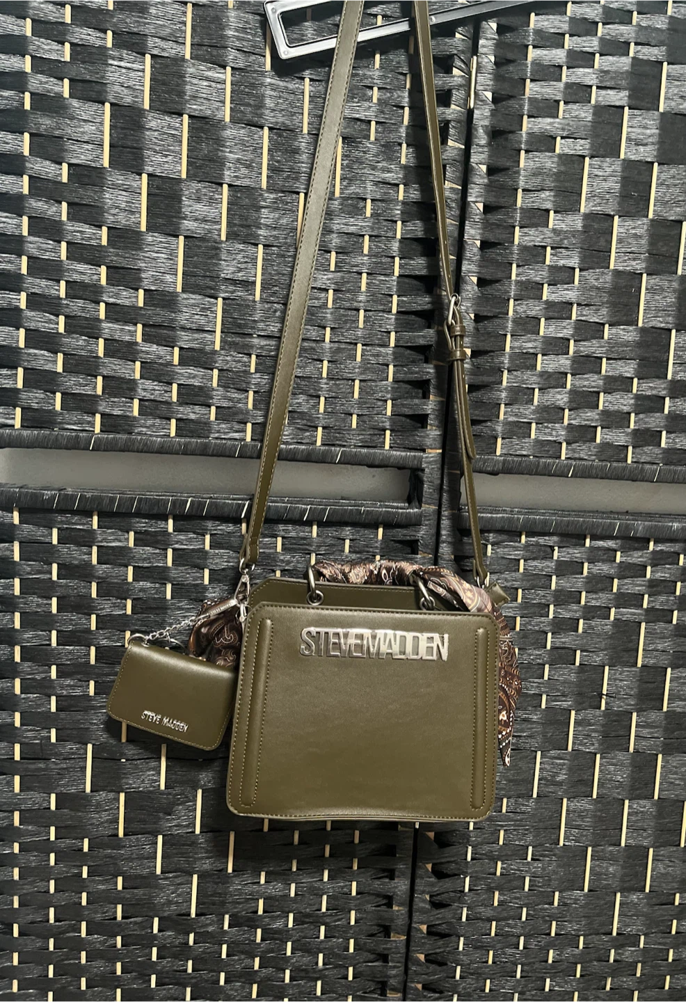 Steve Madden Olive Green Handbag with Cardholder - photo 4